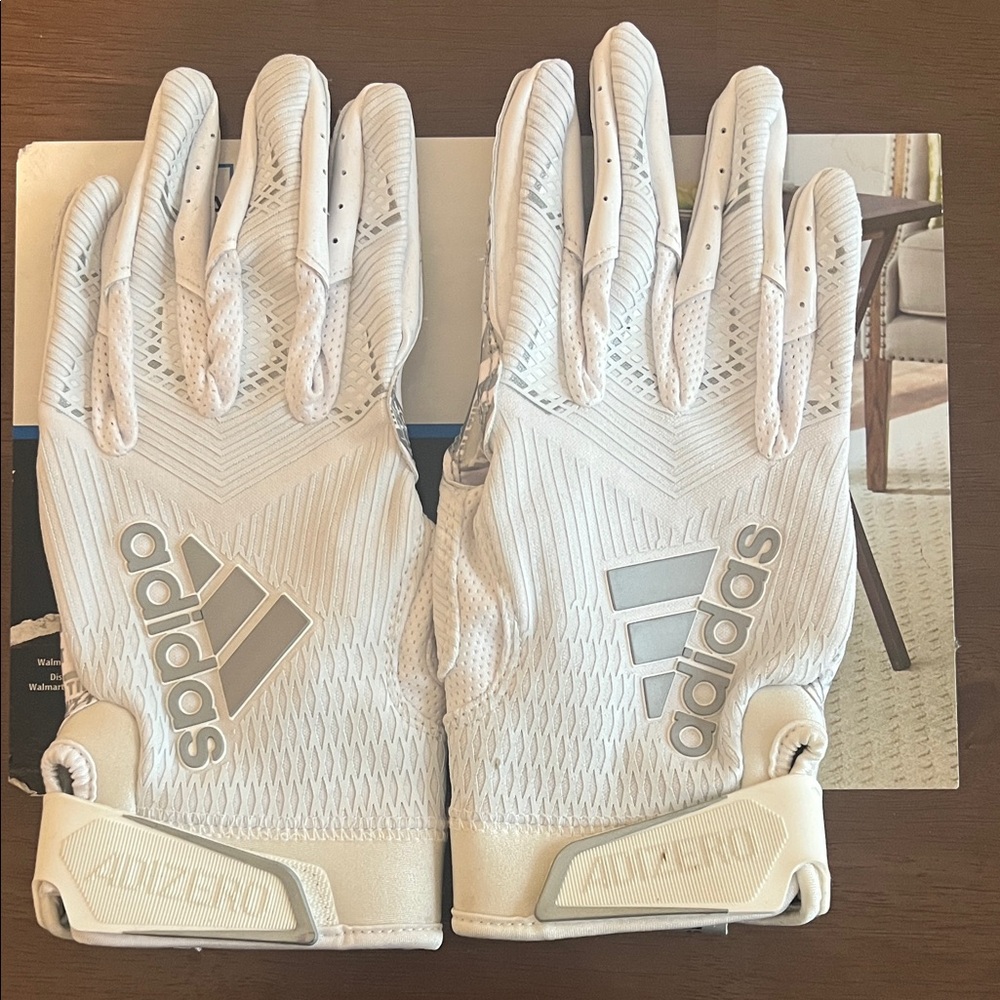 NEW Adidas White Sports Gloves Size Large